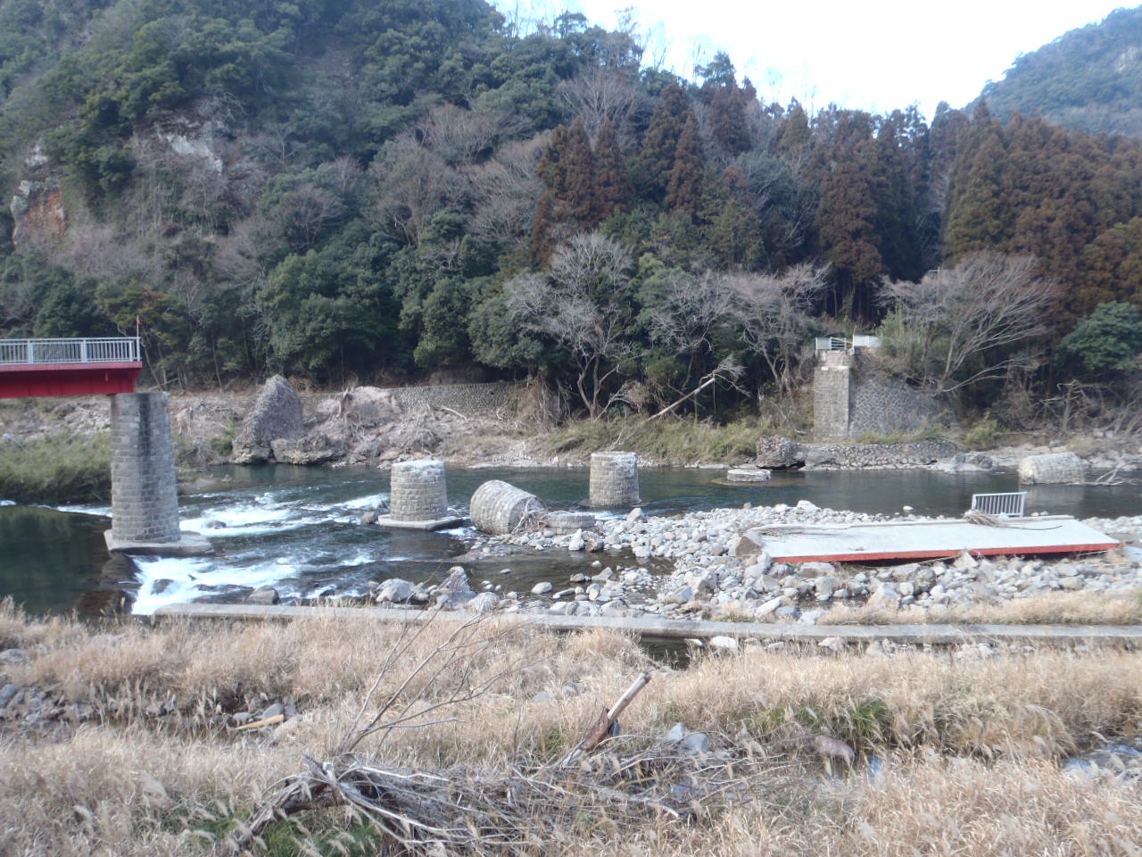 災国橋第1505号橋梁災害復旧工事