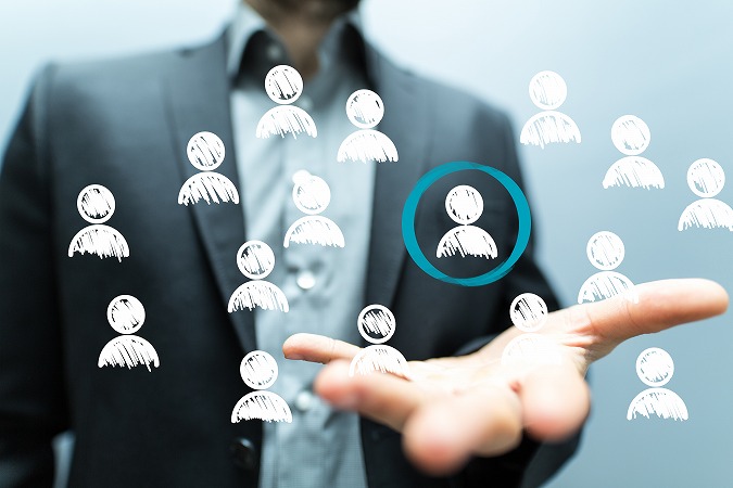 丸された人のマーク